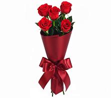 Букет 5 Красных роз Эдлесс Лав в Анучино