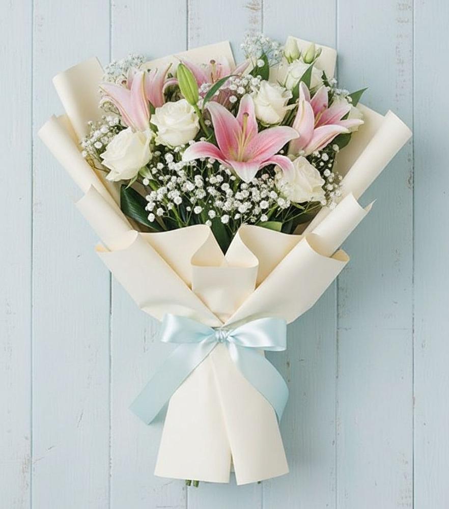 Букет цветов из: Лилии в Анучино