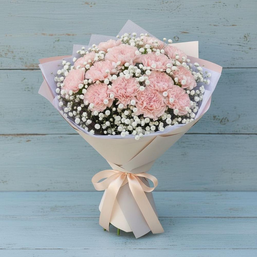 Букет цветов из: Гвоздики в Анучино