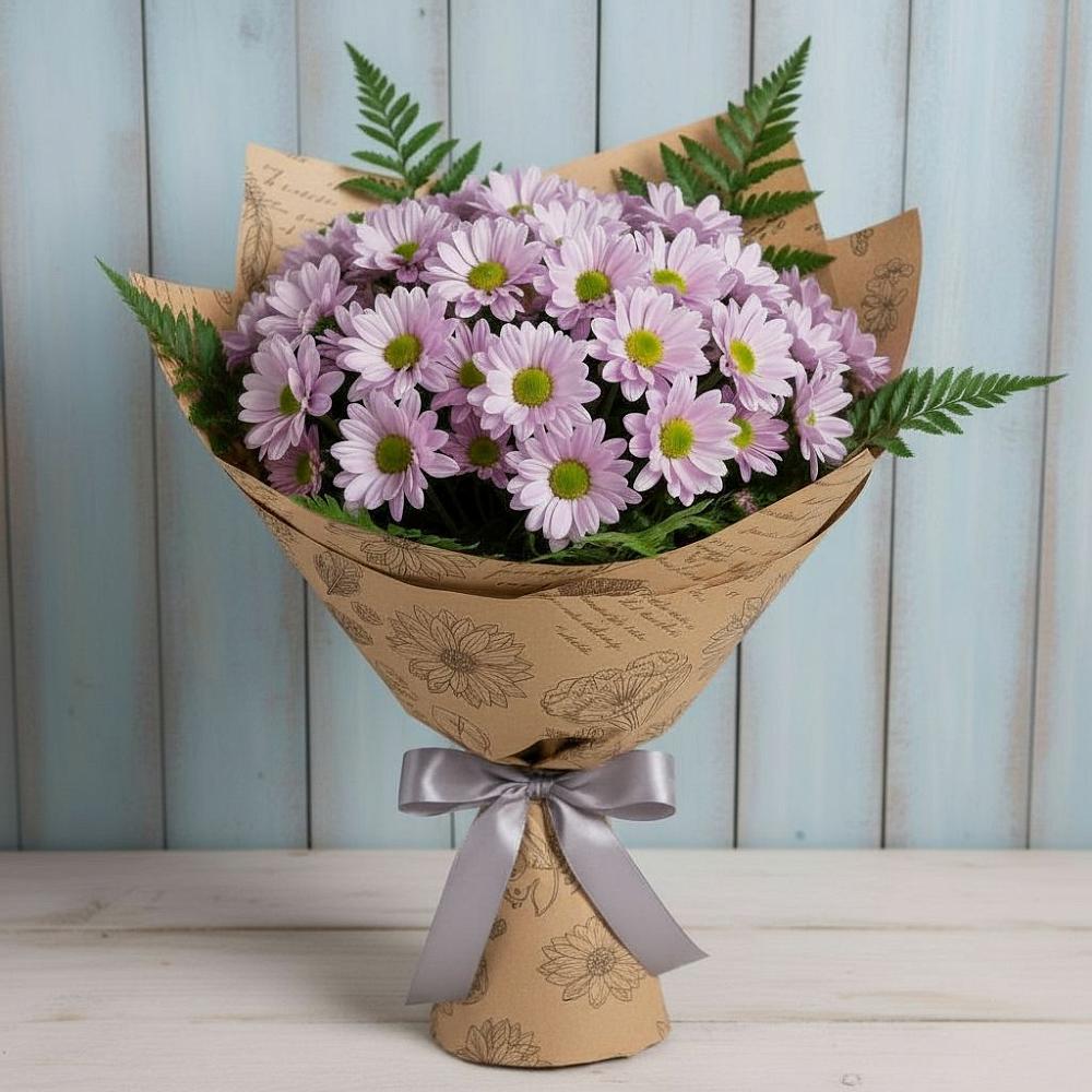 Букет цветов из: Хризантемы в Анучино