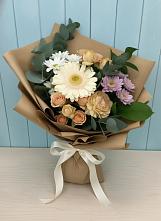 Букет цветов из:  Герберы и Хризантемы #REPLACE_PRED# Анучино