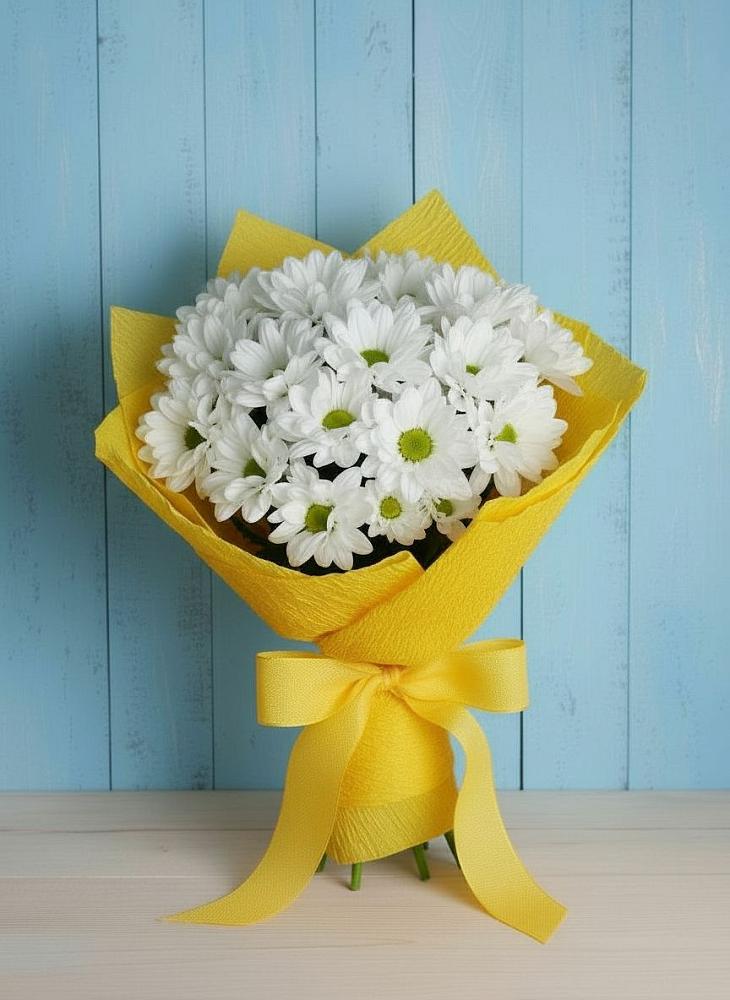 Букет цветов из: Хризантемы в Анучино