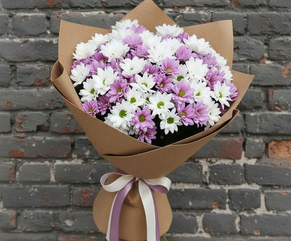 Букет цветов из: Хризантемы в Анучино