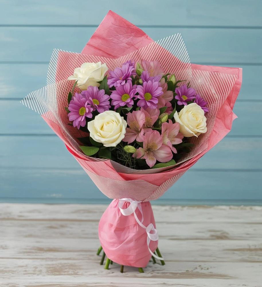 Букет цветов из: Герберы в Анучино